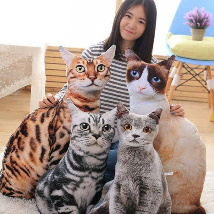 Amazon｜[ハウスXIN] 抱き枕 ねこ ニャンコ 快眠グッズ 猫抱き枕